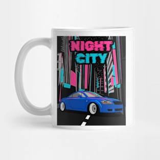 Audi TT Coupe Night City Mug